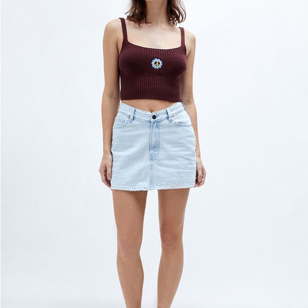 Pacsun denim mini skirt NWT